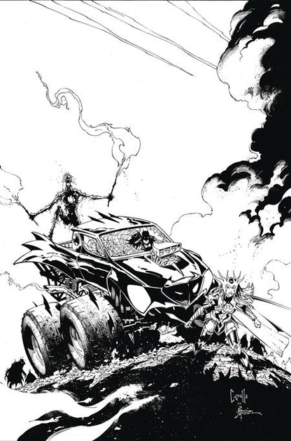 Dark Nights Death Metal #2 (Of 6) 1:100 Greg Capullo BW Variant (07/14/2020) DC