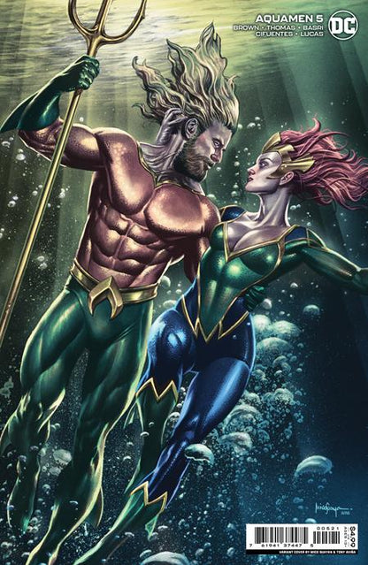 Aquamen #5 B Mico Suayan Card Stock Variant (06/28/2022) Dc