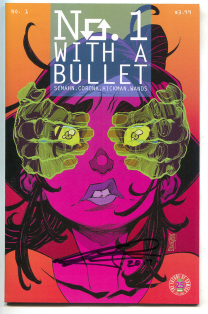 No. 1 With A Bullet 1 Image 2017 NM Signed Jacob Semahn Golden Apple Comics LTD 50