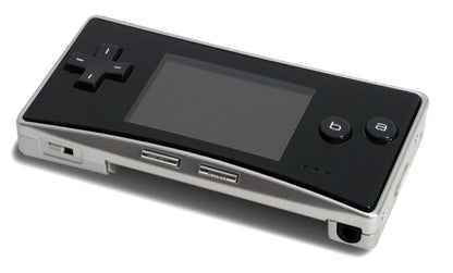 Black & Silver GameBoy Micro (Gameboy Advance)