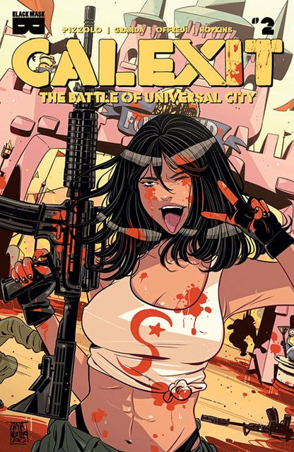 Calexit: The Battle Of Universal City #2 (Of 3) B 1:3 Luana Vecchio Variant (09/10/2025) Black Mask