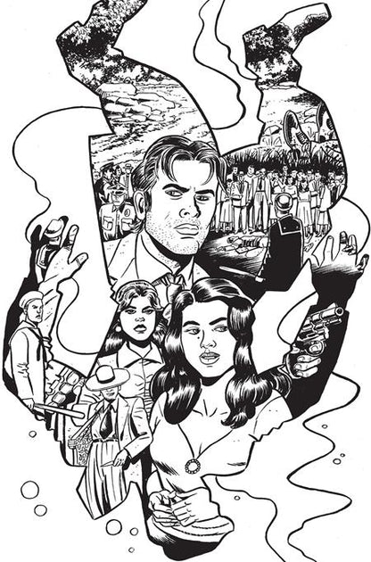 Death To Pachuco #1 (Of 5) E 1:10 David Lapham B&W Variant (10/08/2025) Image