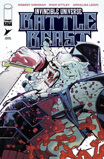 Invincible Universe Battle Beast #4 2nd Print B Jason Howard Variant (11/19/2025) Image