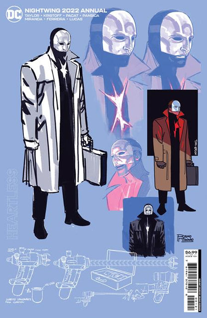 Nightwing 2022 Annual #1 B Bruno Redondo Heartless Design Variant (11/29/2022) Dc