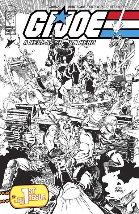 Gi Joe A Real American Hero #301 B Andy Kubert Variant (11/15/2023) Image