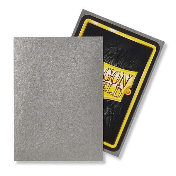 Dragon Shield Sleeves: Standard - Matte Silver (TCG)