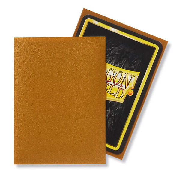Dragon Shield Sleeves: Standard - Matte Gold (TCG)
