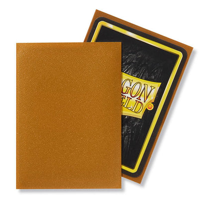 Dragon Shield Sleeves: Standard - Matte Gold (TCG)