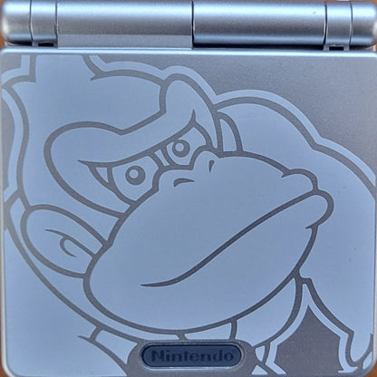Custom Modded Gray Donkey Kong Style Gameboy Advance SP (Gameboy Advance)