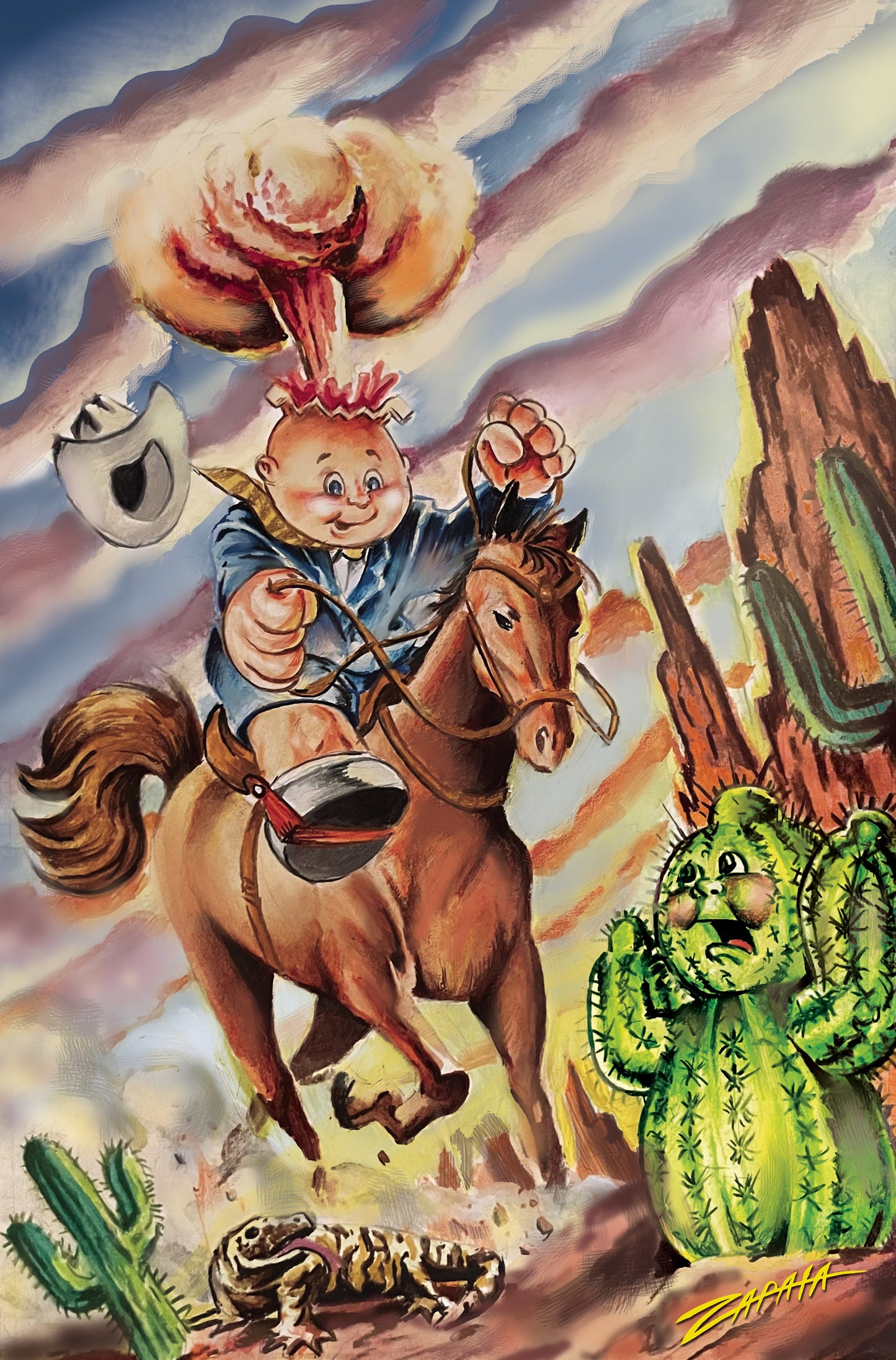Garbage Pail Kids Through Time #4 H 1:15 Jeff Zapata Variant (03/13/2024) Dynamite