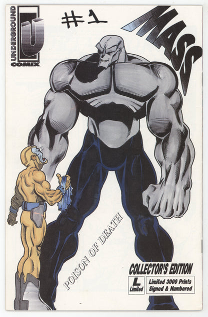 Kyd Mass 1 Underground Comicx 1995 VF Signed Daniel Allen Charlie Harris