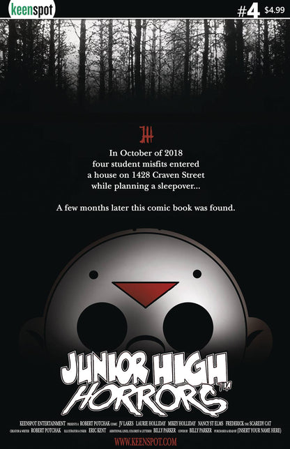 JUNIOR HIGH HORRORS #4 B BLAIR WITCH PARODY (03/27/2019) KEENSPOT