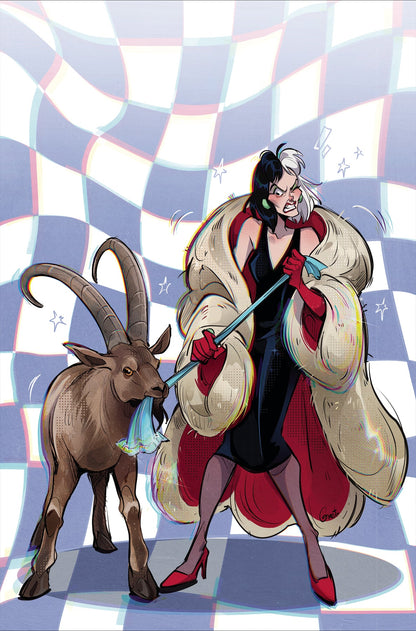 Disney Villains Cruella De Vil #3 F 1:10 Gretel Lusky Virgin Variant (04/03/2024) Dynamite