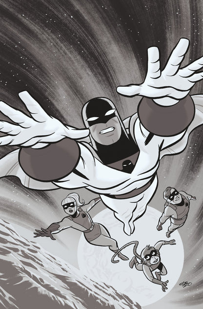 Space Ghost #2 Q 1:30 Frank Cho B&W Virgin Variant (06/05/2024) Dynamite