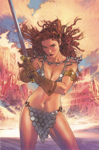 Red Sonja Empire Damned #3 J 1:15 Joshua Middleton Foil Variant (06/19/2024) Dynamite