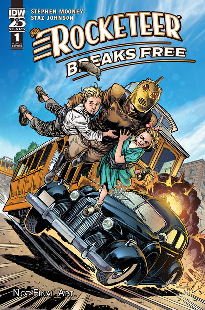 The Rocketeer Breaks Free #1 B Johnson (07/10/2024) Idw