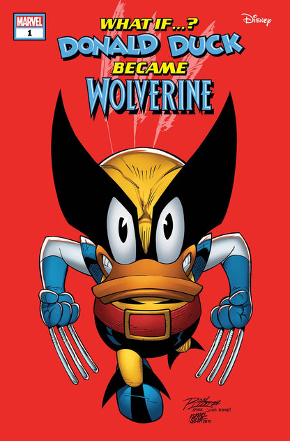 Marvel & Disney What If...? Donald Duck Became Wolverine #1 D Ron Lim Variant (07/31/2024) Marvel