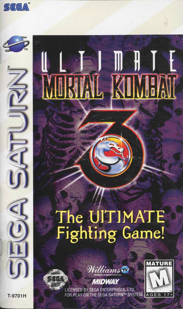 Sega Saturn Ultimate Mortal Kombat 3 Console and Fight Stick Bundle (Sega Saturn)