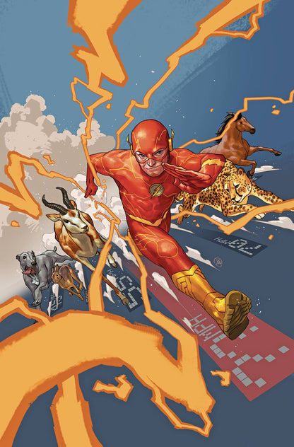 FLASH #77 B Yasmine Putri CARD STOCK Variant Year Of The Villain DARK GIFTS (08/28/2019) DC