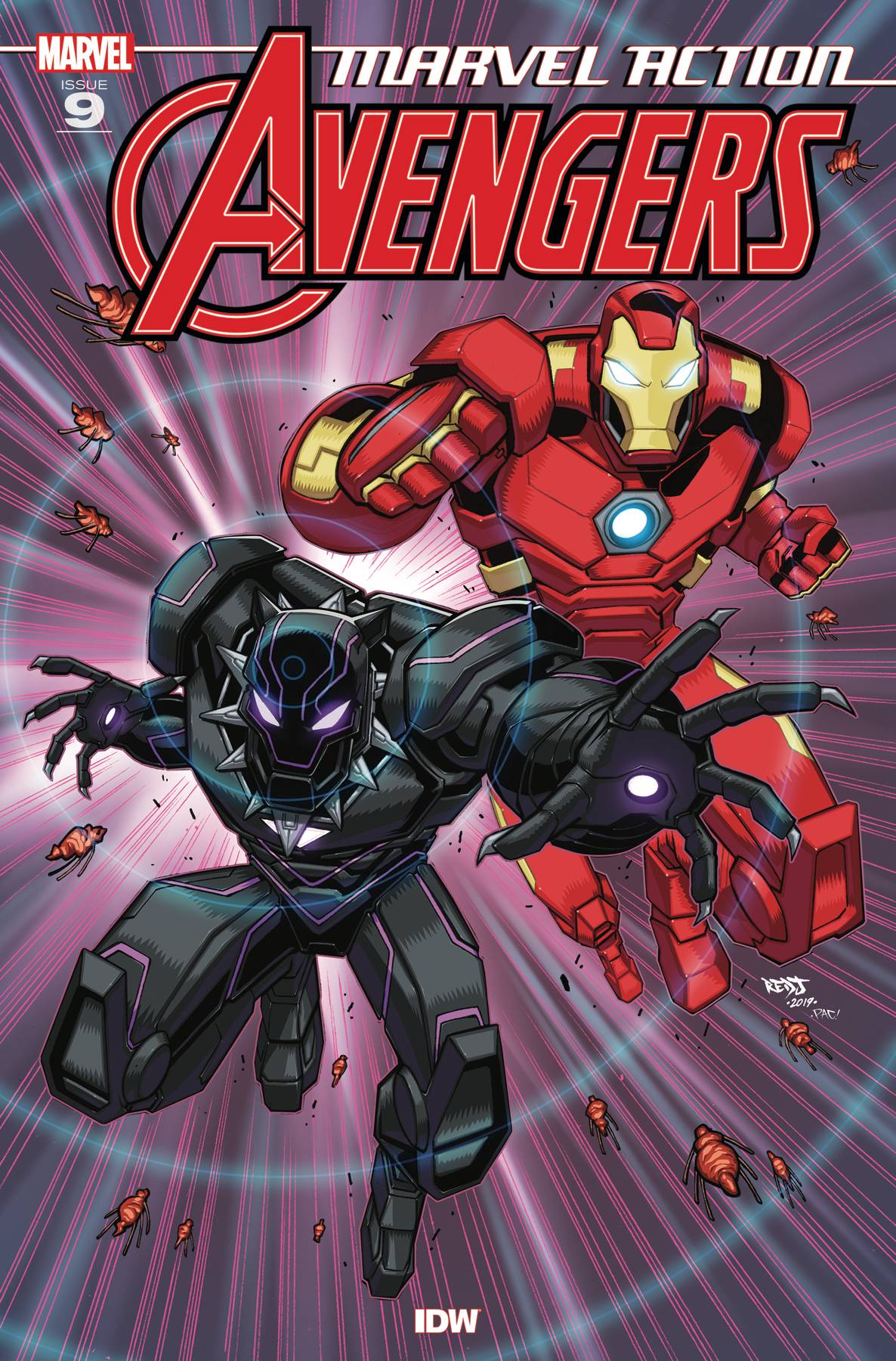 MARVEL ACTION AVENGERS #9 Jon SOMMARIVA 1st Yellow Hulk Cameo (C: 1-0-0) (01/08/2020) IDW