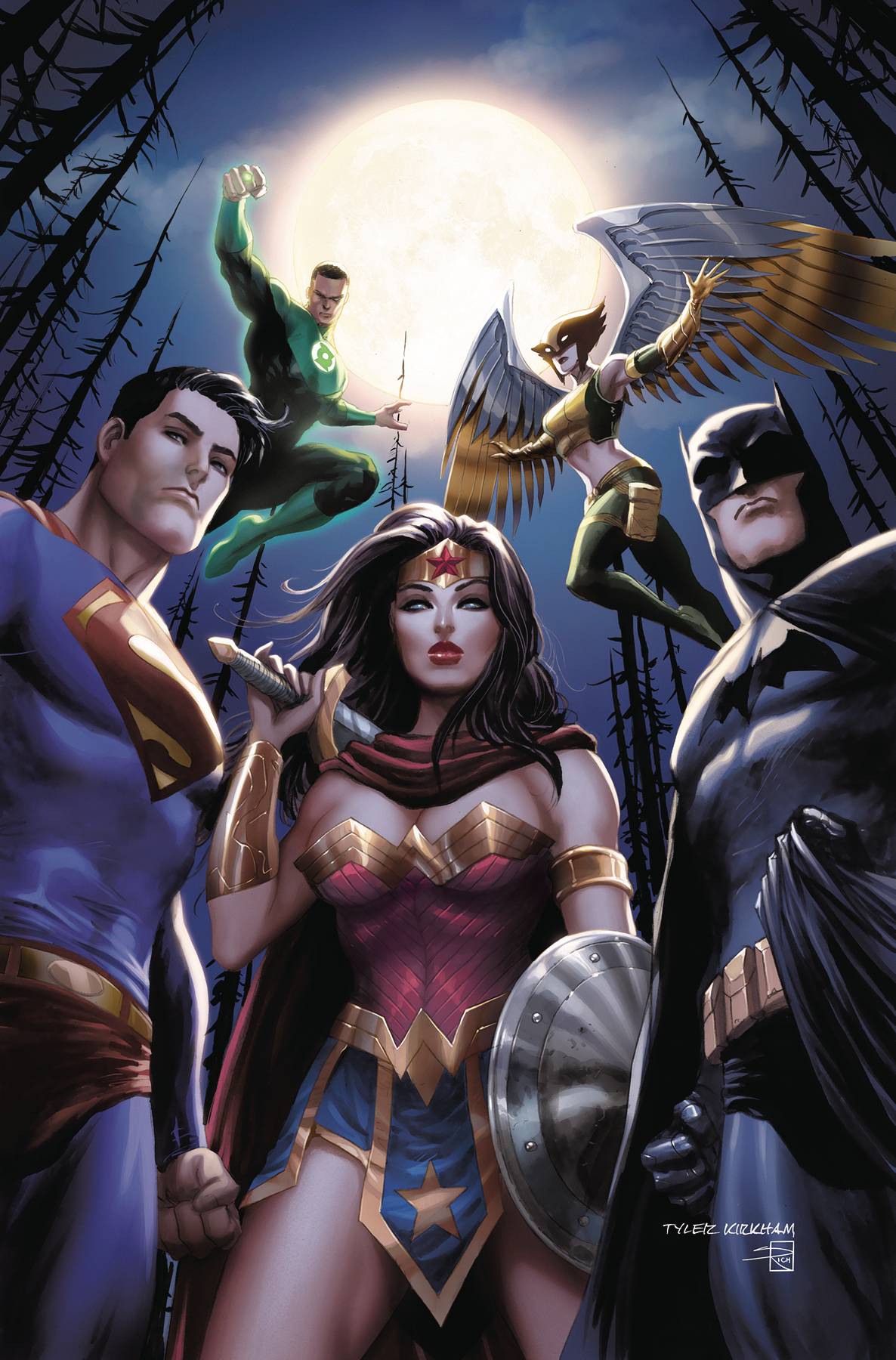 JUSTICE LEAGUE #35 B Tyler Kirkham Variant YOTV (11/06/2019) DC