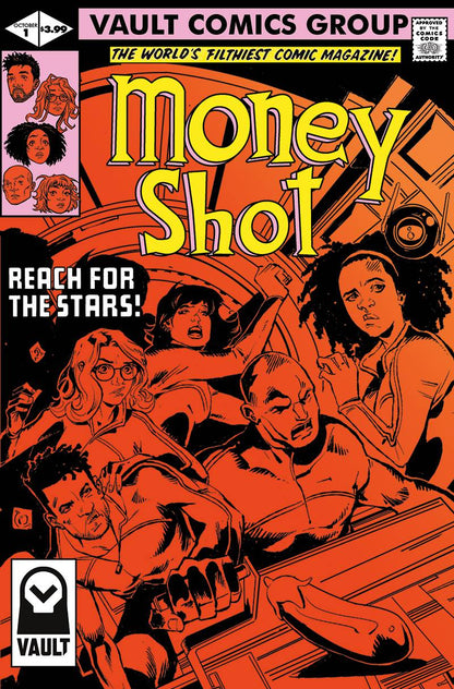 MONEY SHOT #1 B TIM DANIEL Variant Fantastic Four 220 Homage John Byrne (MR) (10/23/2019) Vault