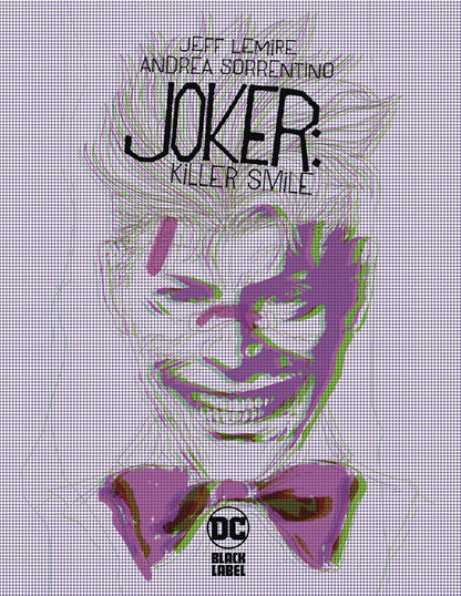 JOKER KILLER SMILE #2 A (OF 3) Andrea Sorrentino Jeff Lemire (MR) (12/18/2019) DC