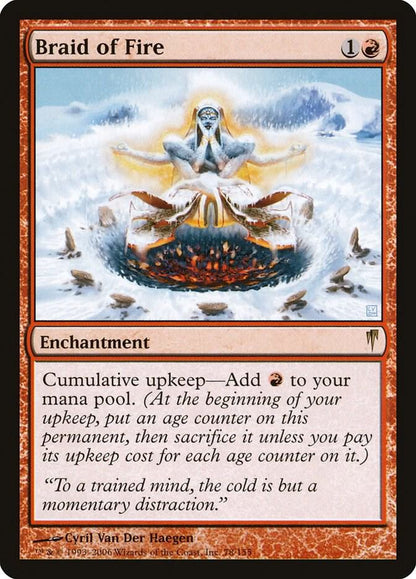 MTG: Braid of Fire - Coldsnap (TCG)