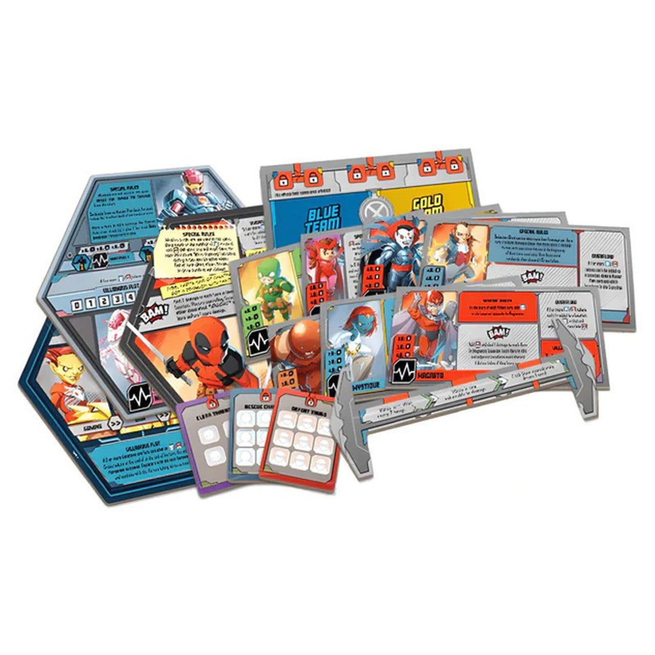 Marvel United: X-Men Carboard Villain Dashboards - Kickstarter Exclusive