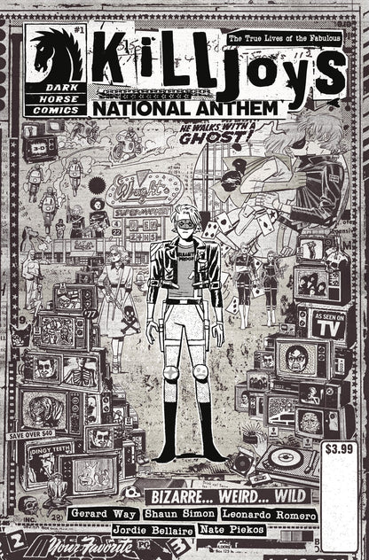 True Lives Fabulous Killjoys National Anthem #1 C Paul Rentler Variant Gerard Way (10/14/2020) Dark Horse