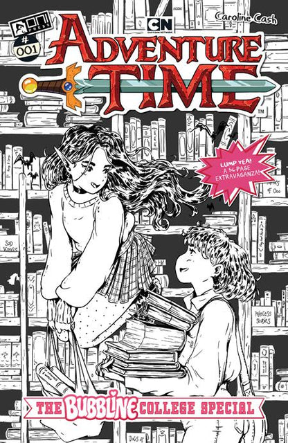 Adventure Time (2025) The Bubbline College Special # 1 (One Shot) D 1:10 Chloe Stawski B&W V (10/01/2025) Oni