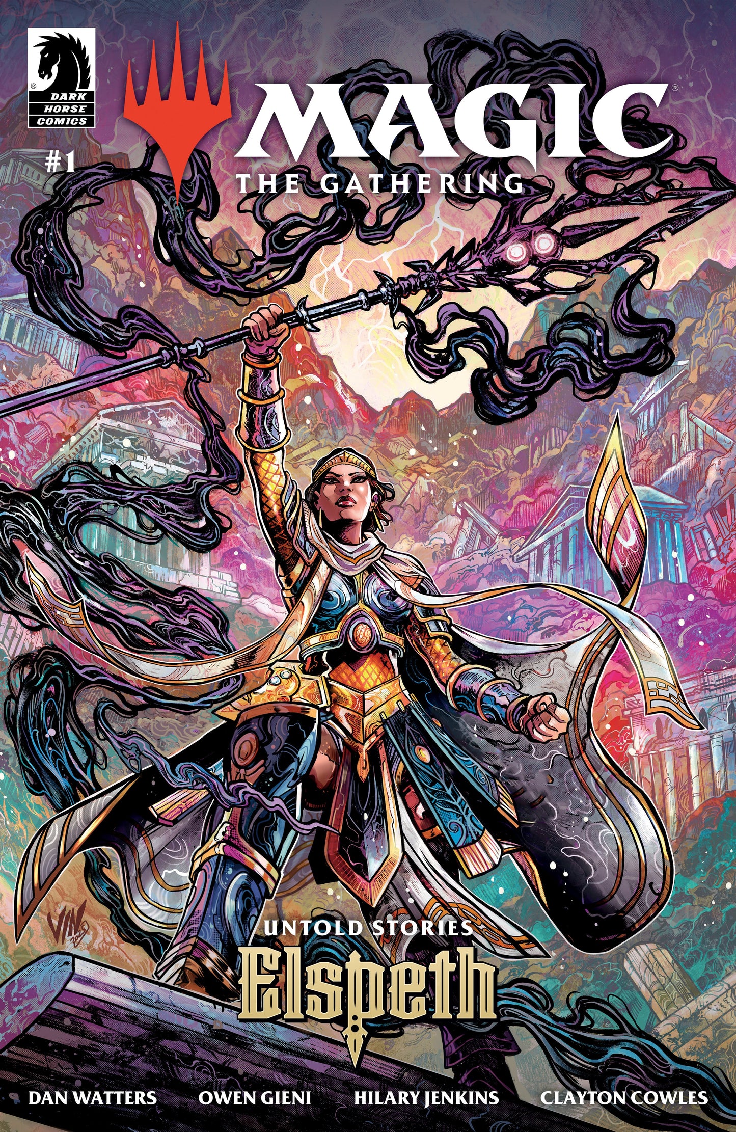 Magic The Gathering Untold Stories Elspeth #1 B Vincenzo Riccardi (09/10/2025) Dark Horse