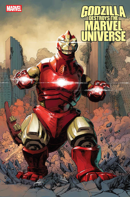 Godzilla Destroys The Marvel Universe #3 B Dave Wachter Marvelized Iron Man-Zilla Variant (09/24/2025) Marvel