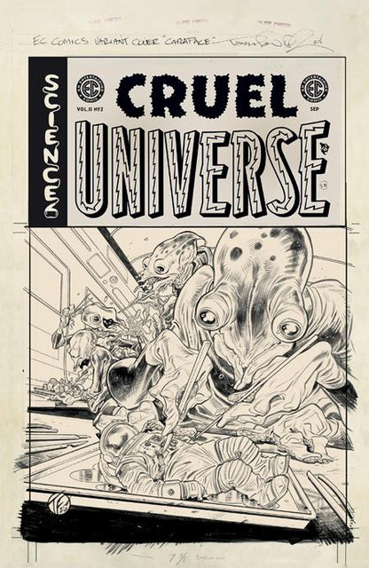 Ec Cruel Universe 2 #2 (Of 12) D 1:20 Tom Fowler B&W Artist Edition Variant (09/03/2025) Oni
