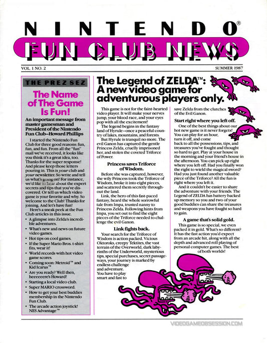 Nintendo Fun Club News Vol.1 No.2 (Books)