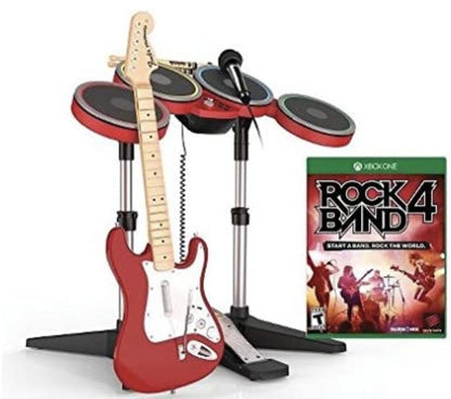 Rock Band 4 RED Band In-A-Box Bundle (Xbox One)