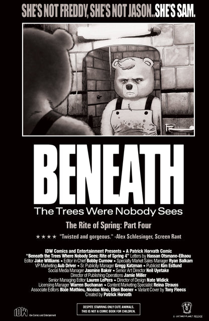 Beneath The Trees Where Nobody Sees Rite Of Spring #4 E 1:25 Tony Fleecs Virgin (11/12/2025) Idw