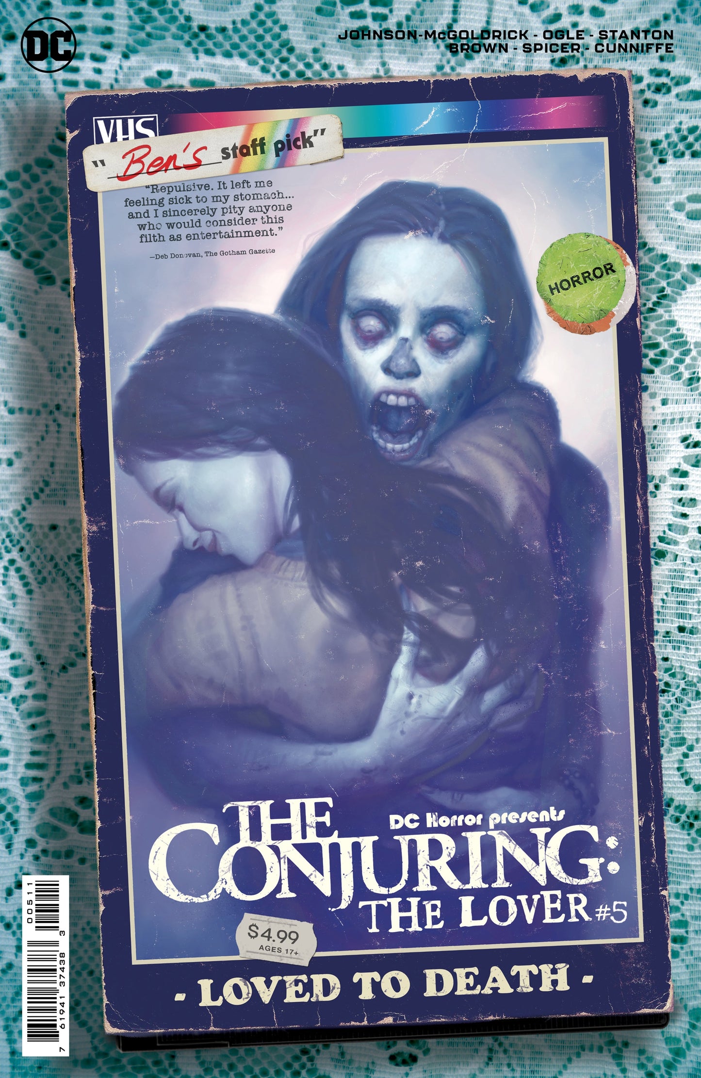 Dc Horror Presents The Conjuring The Lover #5 (Of 5) B Ryan Brown Movie Poster Card Stock Variant (M (10/05/2021) Dc