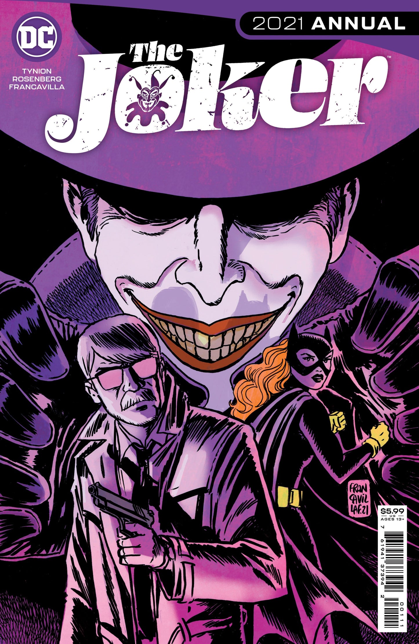 Joker 2021 Annual #1 (One Shot) A Francesco Francavilla James Tynion IV (11/30/2021) Dc