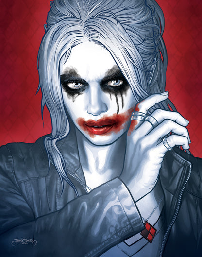 Joker Harley Criminal Sanity #8 (Of 8) B Jason Badower Variant (Mr) (03/30/2021) Dc