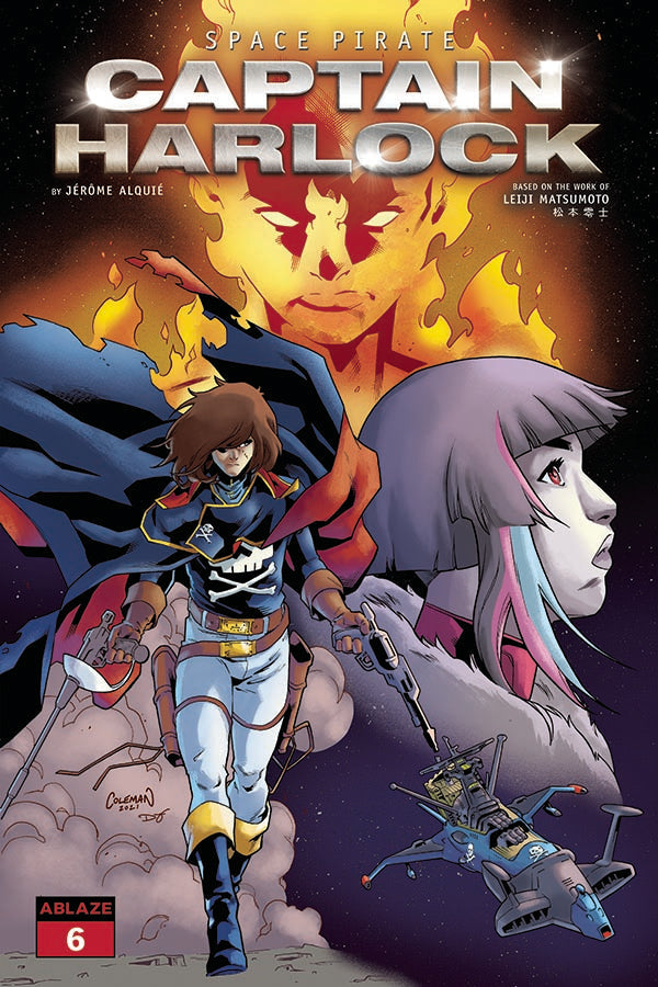 Space Pirate Capt Harlock #6 C Ruairi Coleman Variant (11/24/2021) Ablaze