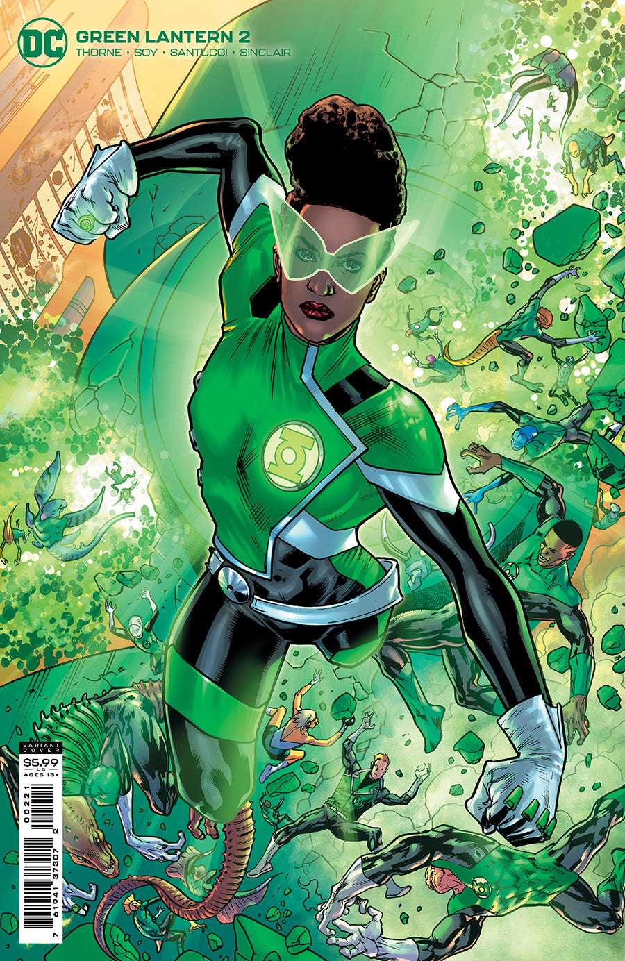 Green Lantern #2 B Bryan Hitch Card Stock Variant (05/04/2021) Dc