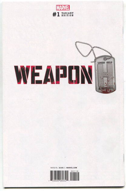 Weapon H 1 Marvel Legacy 2018 1:100 Leinil Francis Yu Virgin Variant Wolverine Hulk NM