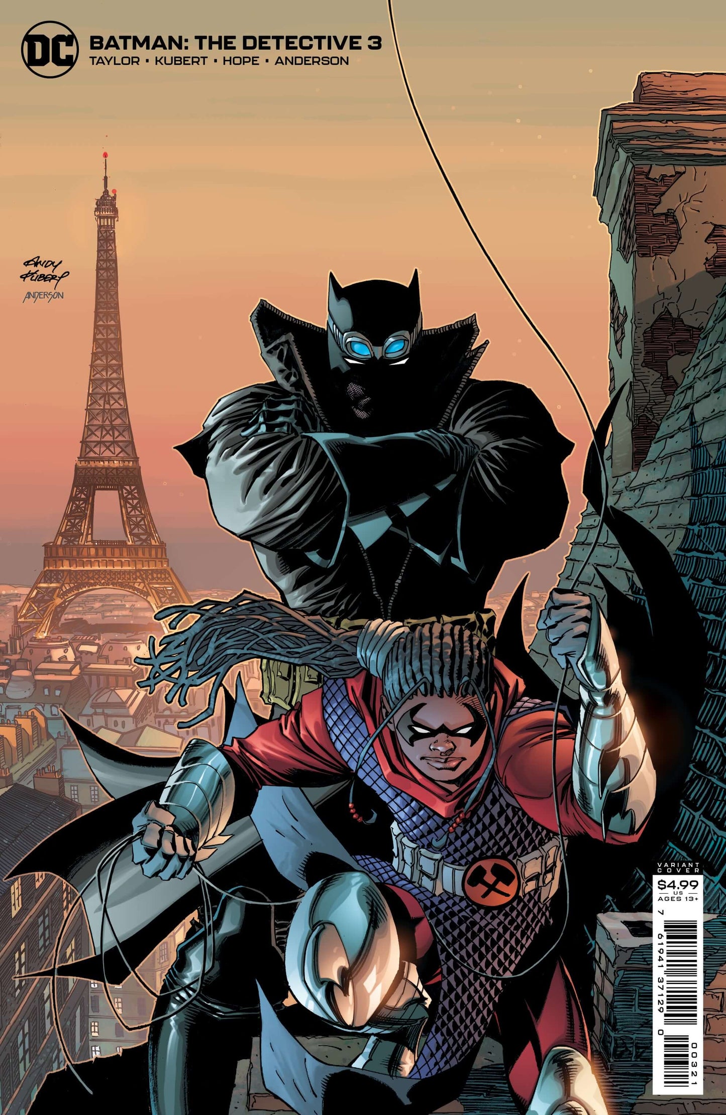 Batman The Detective #3 (Of 6) B Andy Kubert Card Stock Variant (06/08/2021) Dc