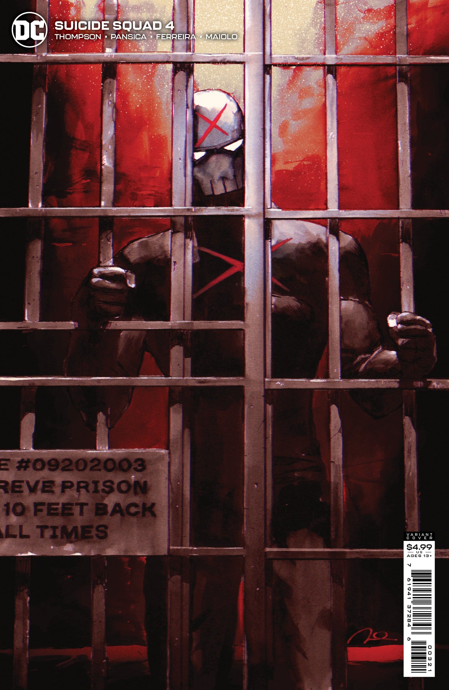 Suicide Squad #4 B Gerald Parel Card Stock Variant (06/01/2021) Dc