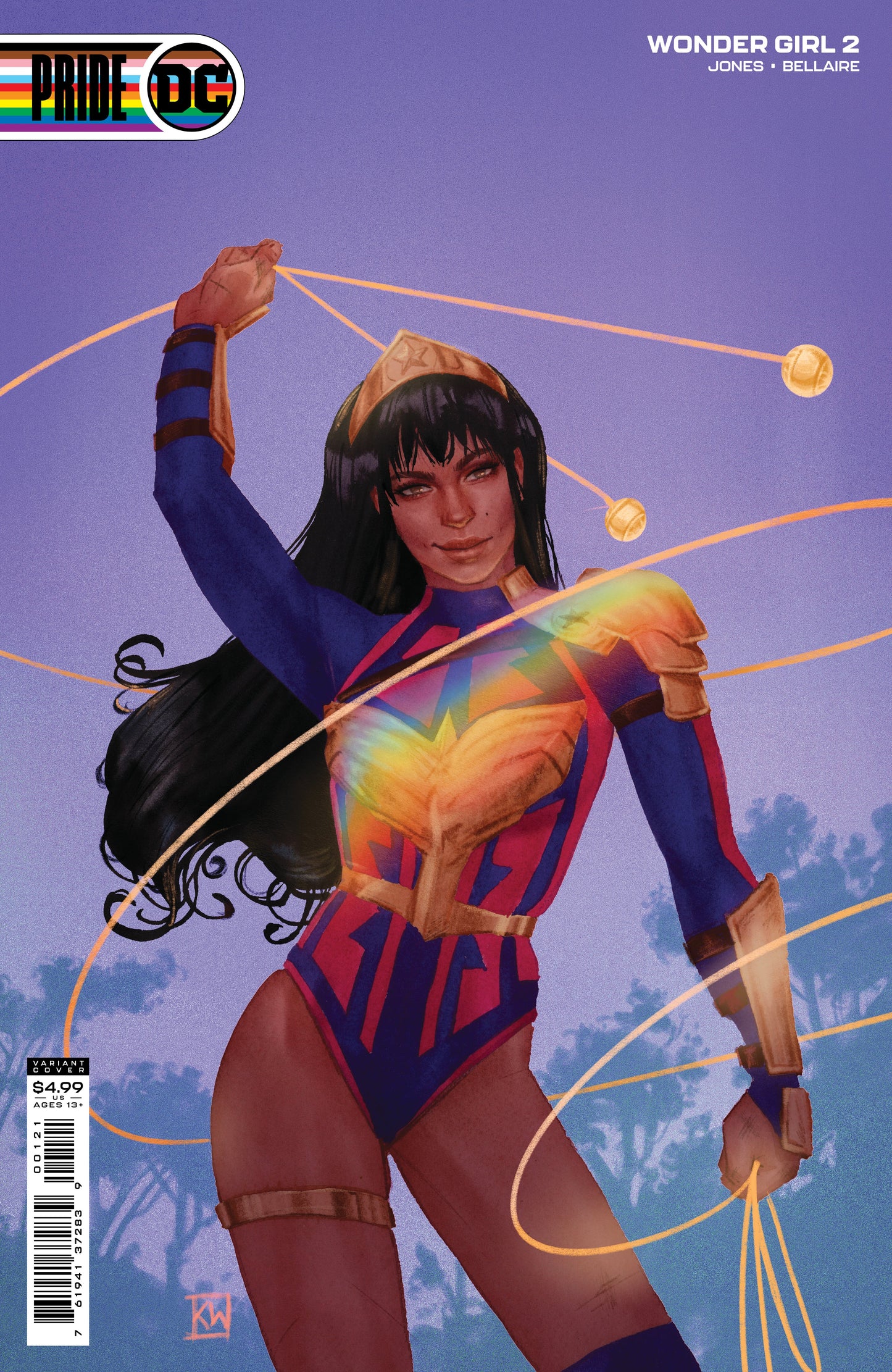 Wonder Girl #2 C Kevin Wada Pride Month Card Stock Variant (06/15/2021) Dc
