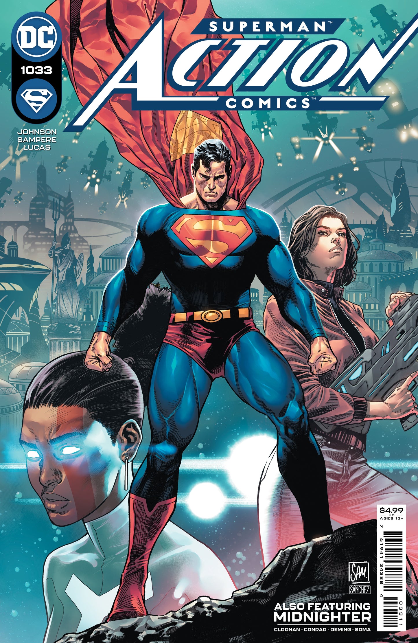 Superman Action Comics #1033 A Daniel Sampere Phillip Kennedy Johnson (07/27/2021) Dc