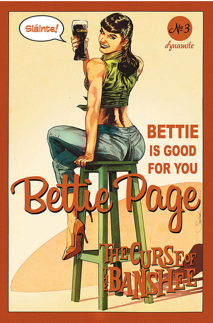 Bettie Page & Curse Of The Banshee #3 C Stephen Mooney (08/11/2021) Dynamite