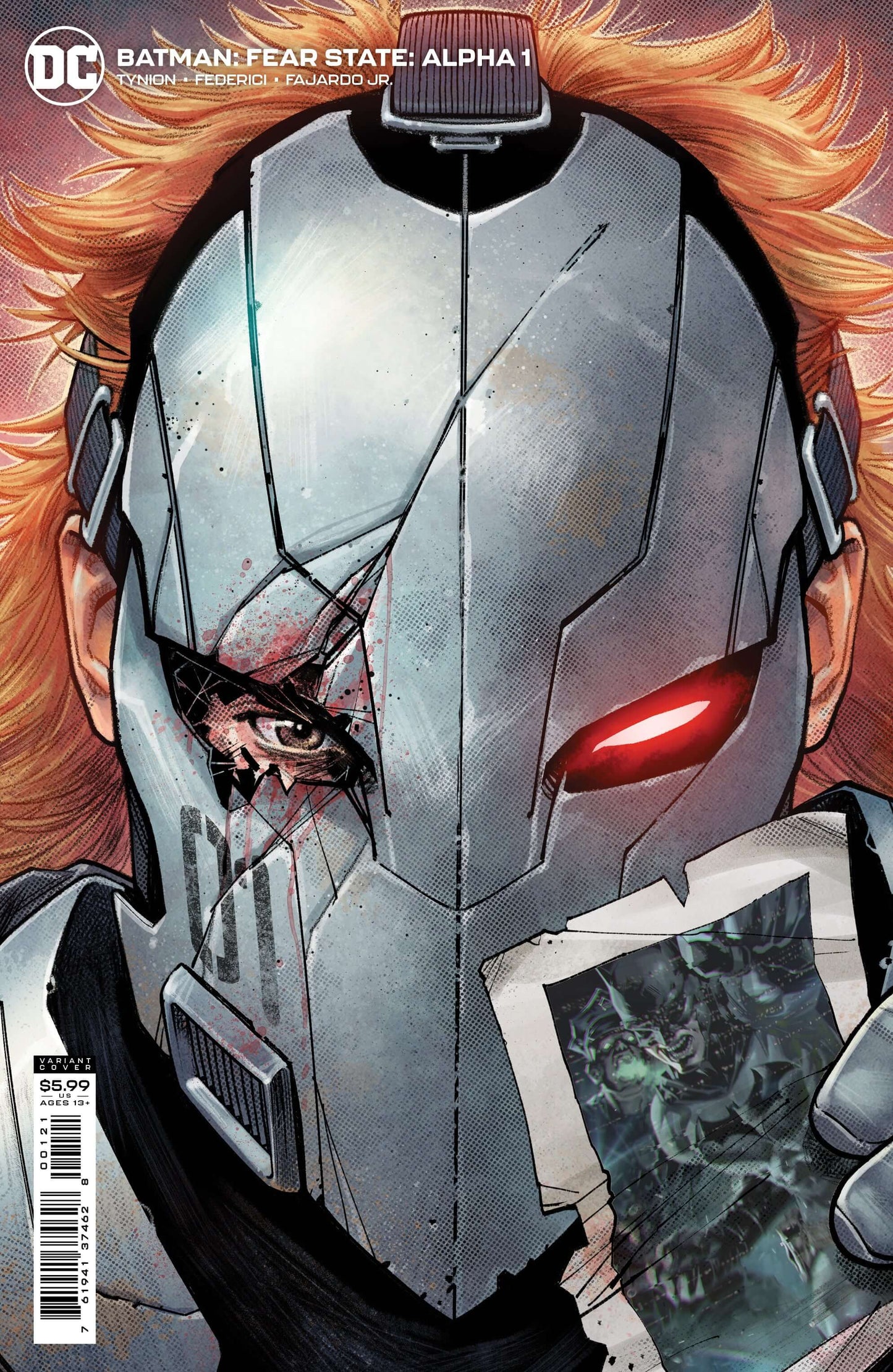 Batman Fear State Alpha #1 (One Shot) B Dylan Teague Card Stock Variant (08/31/2021) Dc