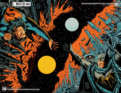 Batman Superman 2021 Annual #1 B Francesco Francavilla Connected Flip Card Stock Variant (08/31/2021) Dc